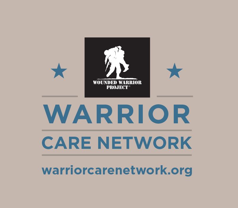 Wounded Warrior logo with the words Wounded Warrior Care Network under it